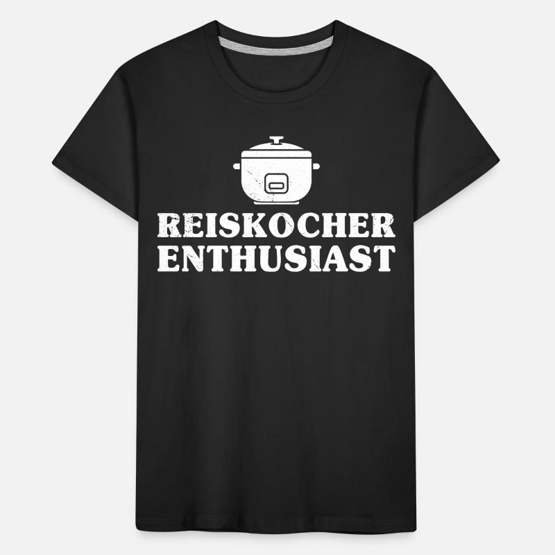 Cuisson du cuiseur à riz DIVERTISSEMENT PASSIONNÉ T-shirt bio Premium Enfant