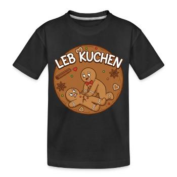 Lebkuchen Liebesrettung - Kinder Premium Bio T-Shirt - Schwarz - Vorne