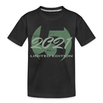 5. Geburtstag 2021 Jungen und Mädchen Geschenk - Kinder Premium Bio T-Shirt - Schwarz - Vorne