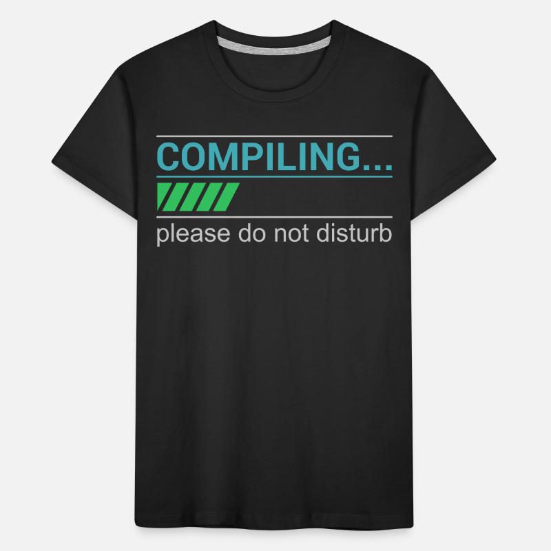 T-shirt Programmeur drôle - Compilation, s’il vous plaît T-shirt bio Premium Enfant