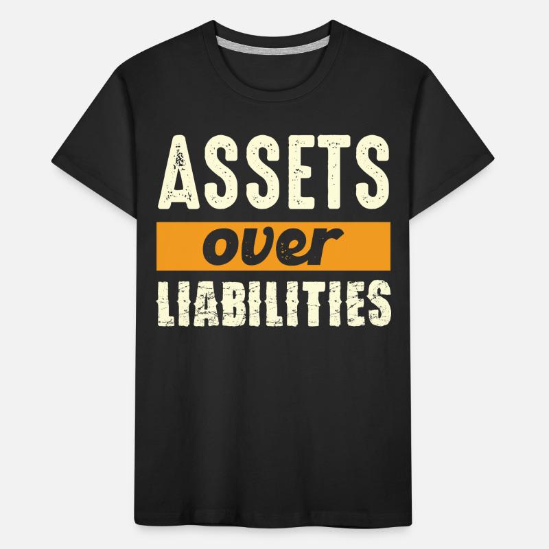Assets over liabilities Kids' Premium Organic T-Shirt