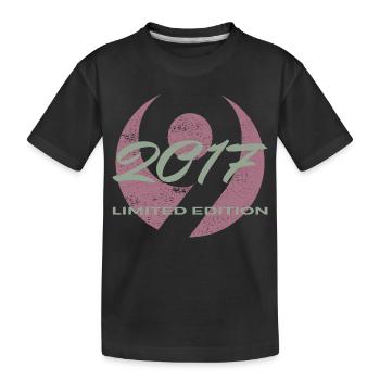9. Geburtstag 2017 Jungen und Mädchen Geschenk - Kinder Premium Bio T-Shirt - Schwarz - Vorne