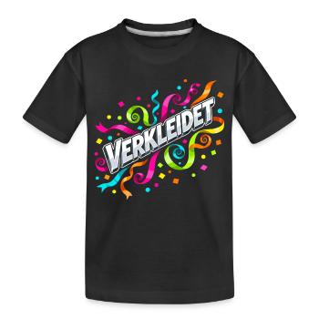 Disguised Confetti Streamers Carnival - Kids' Premium Organic T-Shirt - black - Front