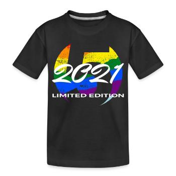 5. Geburtstag 2021 Jungen und Mädchen Geschenk - Kinder Premium Bio T-Shirt - Schwarz - Vorne