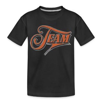 Équipe - T-shirt bio Premium Enfant - noir - Devant