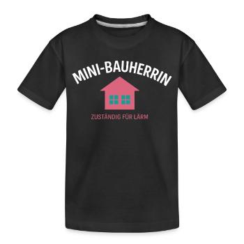 Developer responsible for noise - Kids' Premium Organic T-Shirt - black - Front