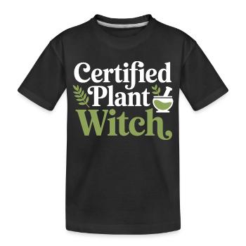 Klinische botanische Fachexpertenbekleidung - Kinder Premium Bio T-Shirt - Schwarz - Vorne