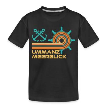 Vacances en mer Baltique : Divertissement sur la mer - T-shirt bio Premium Enfant - noir - Devant