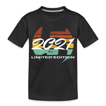 5. Geburtstag 2021 Jungen und Mädchen Geschenk - Kinder Premium Bio T-Shirt - Schwarz - Vorne