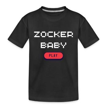 Gambler Baby - Kids' Premium Organic T-Shirt - black - Front