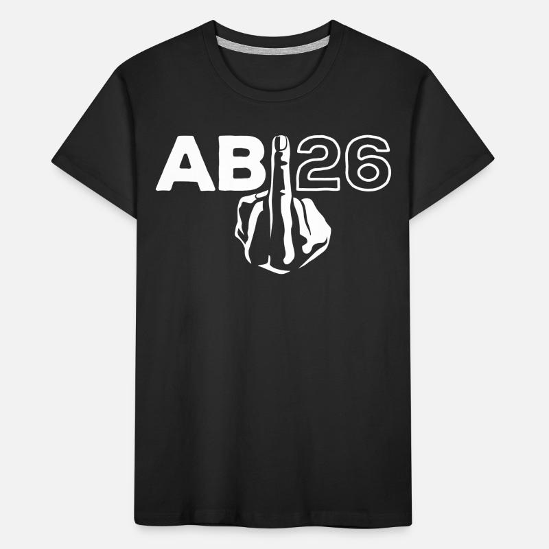 ABI 2026 Mittelfinger Abitur - Geschenk Kinder Premium Bio T-Shirt