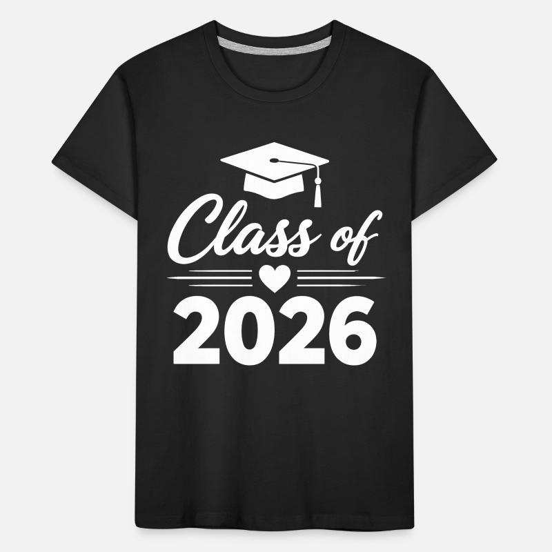 CLASS OF 2026 Absolventen Abschluss Studium Kinder Premium Bio T-Shirt