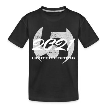5. Geburtstag 2021 Jungen und Mädchen Geschenk - Kinder Premium Bio T-Shirt - Schwarz - Vorne