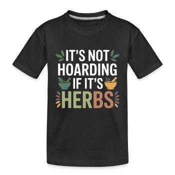 Certified Clinical Botanical Specialist  - Kids' Premium Organic T-Shirt - black - Front