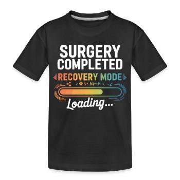 Récupération en cours : barre de chargement du mode de récupération - T-shirt bio Premium Enfant - noir - Devant