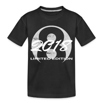 8e anniversaire 2018 cadeau garçons et filles - T-shirt bio Premium Enfant - noir - Devant