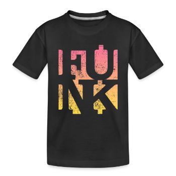 Funk Vintage - Kids' Premium Organic T-Shirt - black - Front