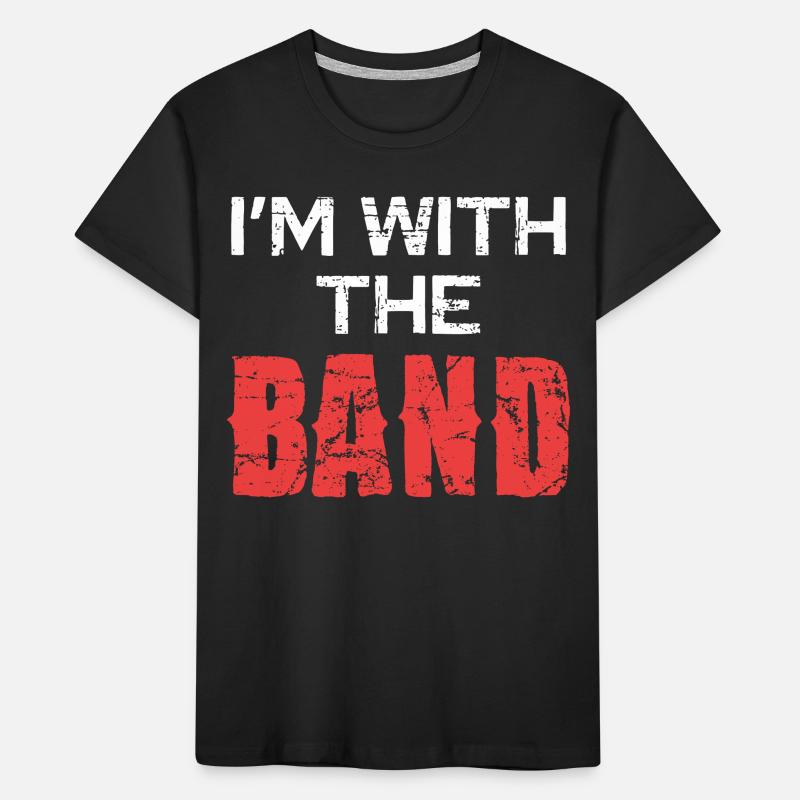 Ich bin bei der Band Kinder Premium Bio T-Shirt