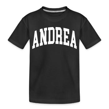 Andrea - T-shirt bio Premium Enfant - noir - Devant
