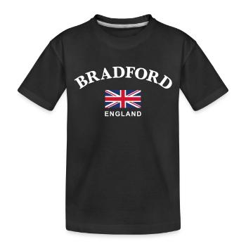 Bradford, Angleterre - T-shirt bio Premium Enfant - noir - Devant