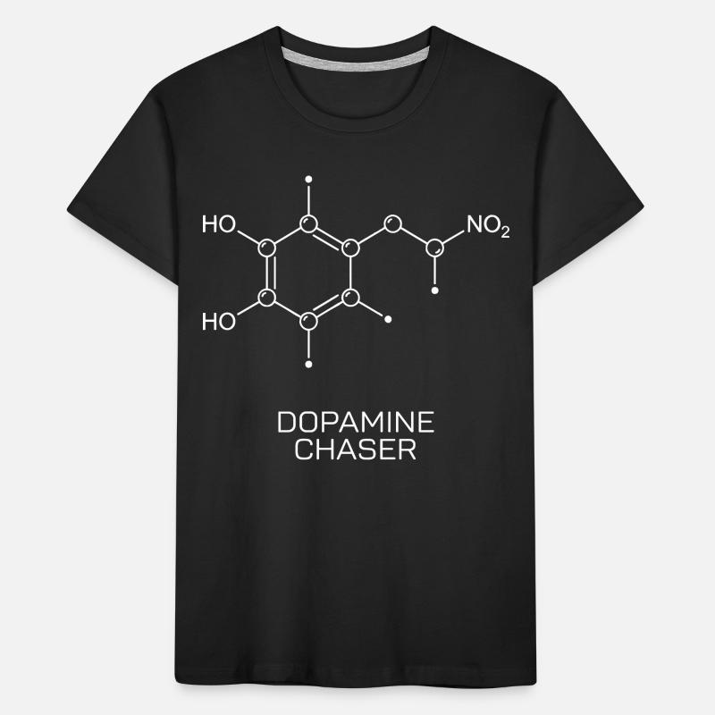 Dopamine Chaser Molecule Kids' Premium Organic T-Shirt
