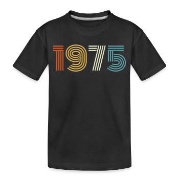 1975 Gift 1975 Vintage 1975 - Kids' Premium Organic T-Shirt - black - Front