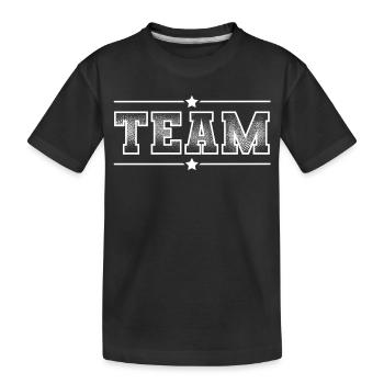 Équipe - T-shirt bio Premium Enfant - noir - Devant