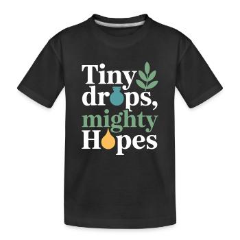 Certified Clinical Micro-Dose Practitioner Gear  - Kids' Premium Organic T-Shirt - black - Front