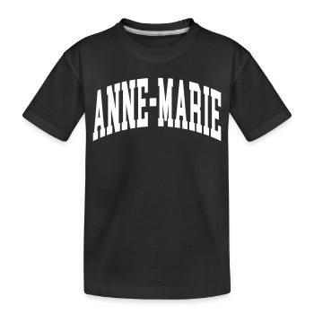 Anne-Marie - Kinder Premium Bio T-Shirt - Schwarz - Vorne