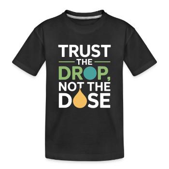 Spécialiste certifié en dilution clinique en vêtements - T-shirt bio Premium Enfant - noir - Devant