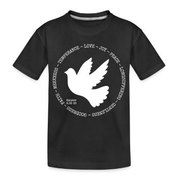 Fruit of the Spirit, Galatar 5,22-23,  - T-shirt bio Premium Enfant - noir - Devant