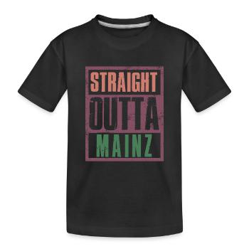 Directement sorti de Mayence - T-shirt bio Premium Enfant - noir - Devant