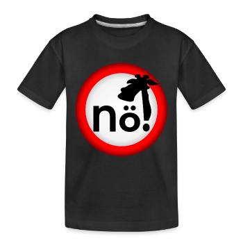 Interdiction : Pas de girafe - T-shirt bio Premium Enfant - noir - Devant