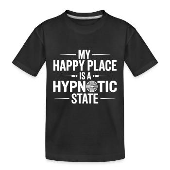 Zertifizierter Spezialist für klinische therapeutische Trance - Kinder Premium Bio T-Shirt - Schwarz - Vorne