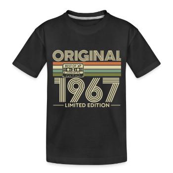 Original 1967 Héritage Vintage - T-shirt bio Premium Enfant - noir - Devant