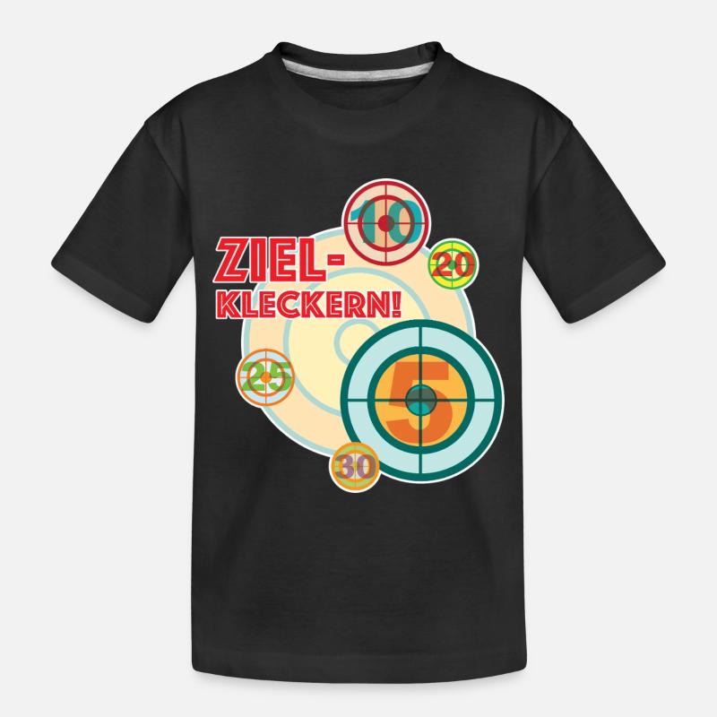 Target spilling - because something always goes wrong - Kids' Premium Organic T-Shirt - black