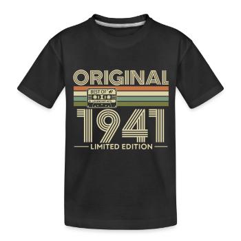 Originale limitierte Ausgabe von 1941 - Kinder Premium Bio T-Shirt - Schwarz - Vorne