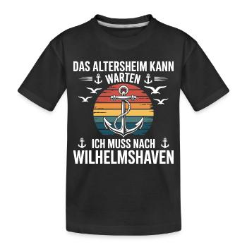 Proverbes de Wilhelmshaven Proverbes de Wilhelmshaven - T-shirt bio Premium Enfant - noir - Devant