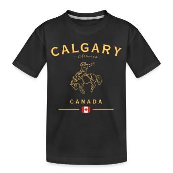 Calgary Rodeo Gold Alberta Canada - T-shirt bio Premium Enfant - noir - Devant