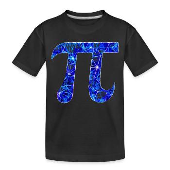 Zahl Pi - 3.14  - Kinder Premium Bio T-Shirt - Schwarz - Vorne