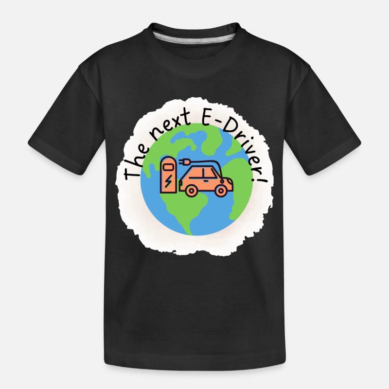 Next_E Driver - Kids' Premium Organic T-Shirt - black