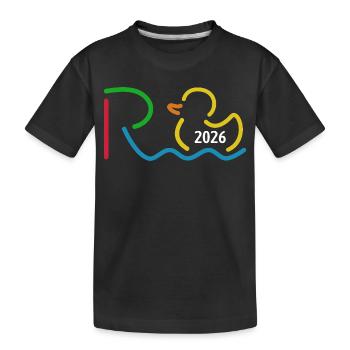 Rente 2026 - Ruhestand - Pension - Kinder Premium Bio T-Shirt - Schwarz - Vorne