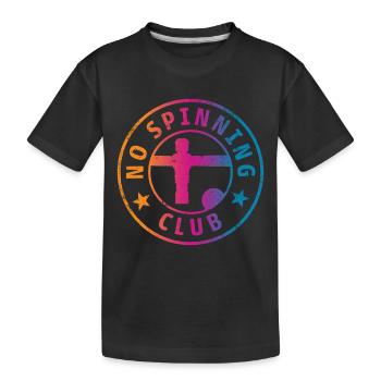 Tischfußball - Kinder Premium Bio T-Shirt - Schwarz - Vorne