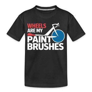 Acrobaties professionnelles à vélo et arts de la performance - T-shirt bio Premium Enfant - noir - Devant