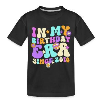 Idée de cadeau rétro pour le 16e anniversaire - T-shirt bio Premium Enfant - noir - Devant