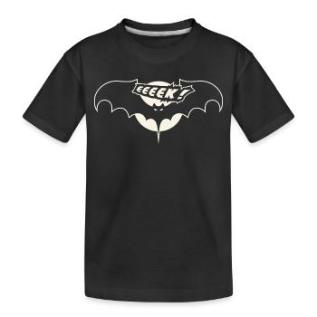 Chauve-souris - T-shirt bio Premium Enfant - noir - Devant