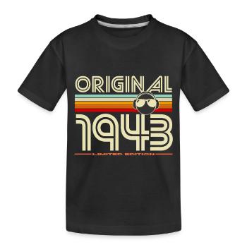Originalausgabe von 1943 Retro - Kinder Premium Bio T-Shirt - Schwarz - Vorne