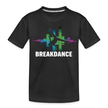 Breakdance Streetstyle Hip Hop DJ Dance - T-shirt bio Premium Enfant - noir - Devant