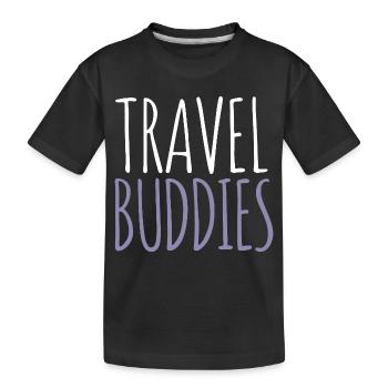 Compagnon de voyage - T-shirt bio Premium Enfant - noir - Devant