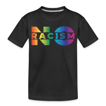 Pas de racisme - T-shirt bio Premium Enfant - noir - Devant